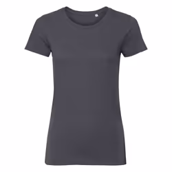 Russell Womens/Ladies Authentic Pure Organic Tee - S, Convoy Grey
