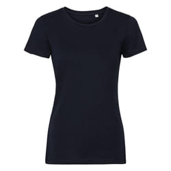 Russell Womens/Ladies Authentic Pure Organic Tee - XS, French Navy