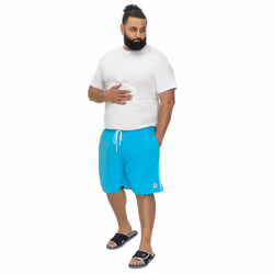 Duke Mens Yarrow Kingsize Full Length Swim Short - 5XL, Blue