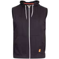 Duke Mens Blake Kingsize Sleeveless Hoody - 2XL, Black