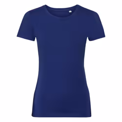 Russell Womens/Ladies Authentic Pure Organic Tee - 2XL, Bright Royal Blue