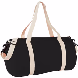 Bullet The Cotton Barrel Duffel (Pack Of 2) - 45 x 25 x 25cm, Solid Black