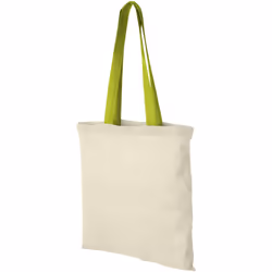Bullet Nevada Cotton Tote (Pack Of 2) - One Size, Natural/Apple Green