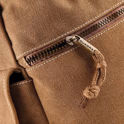 Quadra Vintage Canvas Backpack - 18 Litres (Pack of 2) - One Size, Sahara
