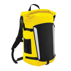 Quadra Submerge 25 Litre Waterproof Backpack/Rucksack (Pack of 2) - One Size, Yellow/Black