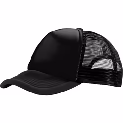 Bullet Trucker 5 Panel Cap (Pack of 2) - One Size, Solid Black