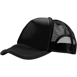 Bullet Trucker 5 Panel Cap (Pack of 2) - One Size, Solid Black