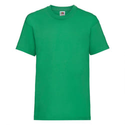 Fruit Of The Loom Childrens/Kids Unisex Valueweight Short Sleeve T-Shirt (Pack of 2) - 12-13, Kelly Green