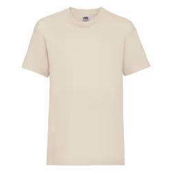 Fruit Of The Loom Childrens/Kids Unisex Valueweight Short Sleeve T-Shirt (Pack of 2) - 12-13, Natural