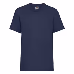 Fruit Of The Loom Childrens/Kids Unisex Valueweight Short Sleeve T-Shirt (Pack of 2) - 12-13, Navy