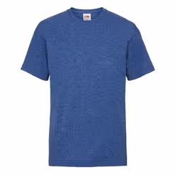 Fruit Of The Loom Childrens/Kids Unisex Valueweight Short Sleeve T-Shirt (Pack of 2) - 12-13, Retro Heather Royal