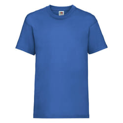 Fruit Of The Loom Childrens/Kids Unisex Valueweight Short Sleeve T-Shirt (Pack of 2) - 12-13, Royal
