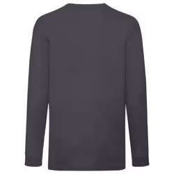 Fruit Of The Loom Childrens/Kids Long Sleeve T-Shirt (Pack of 2) - 5-6, Dark Heather