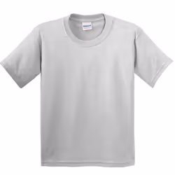 Gildan Childrens Unisex Heavy Cotton T-Shirt (Pack Of 2) - XS, Ash Grey