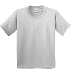 Gildan Childrens Unisex Heavy Cotton T-Shirt (Pack Of 2) - M, Ash Grey