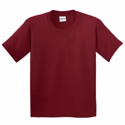 Gildan Childrens Unisex Heavy Cotton T-Shirt (Pack Of 2) - XS, Cardinal
