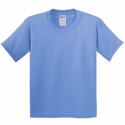 Gildan Childrens Unisex Heavy Cotton T-Shirt (Pack Of 2) - XS, Carolina Blue