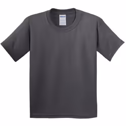 Gildan Childrens Unisex Heavy Cotton T-Shirt (Pack Of 2) - XS, Charcoal