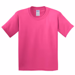 Gildan Childrens Unisex Heavy Cotton T-Shirt (Pack Of 2) - XS, Heliconia