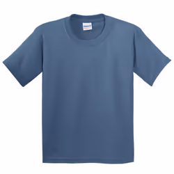 Gildan Childrens Unisex Heavy Cotton T-Shirt (Pack Of 2) - M, Indigo Blue