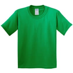Gildan Childrens Unisex Heavy Cotton T-Shirt (Pack Of 2) - S, Irish Green