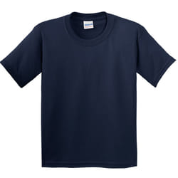 Gildan Childrens Unisex Heavy Cotton T-Shirt (Pack Of 2) - XS, Navy