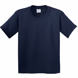 Gildan Childrens Unisex Heavy Cotton T-Shirt (Pack Of 2) - M, Navy