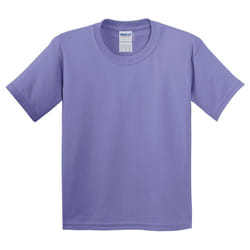 Gildan Childrens Unisex Heavy Cotton T-Shirt (Pack Of 2) - XS, Violet