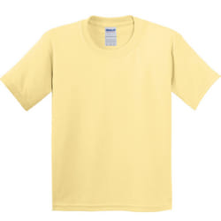 Gildan Childrens Unisex Heavy Cotton T-Shirt (Pack Of 2) - S, Yellow Haze