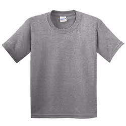 Gildan Childrens Unisex Heavy Cotton T-Shirt (Pack Of 2) - XS, Graphite Heather