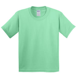 Gildan Childrens Unisex Heavy Cotton T-Shirt (Pack Of 2) - XS, Mint Green