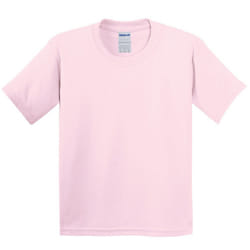 Gildan Childrens Unisex Soft Style T-Shirt (Pack Of 2) - L, Light Pink