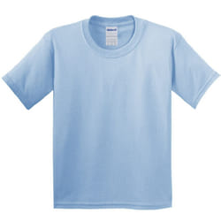 Gildan Childrens Unisex Soft Style T-Shirt (Pack Of 2) - XS, Light Blue