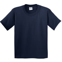 Gildan Childrens Unisex Soft Style T-Shirt (Pack Of 2) - XS, Navy