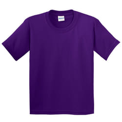 Gildan Childrens Unisex Soft Style T-Shirt (Pack Of 2) - XS, Purple