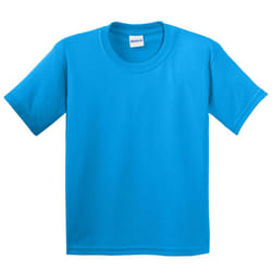 Gildan Childrens Unisex Soft Style T-Shirt (Pack Of 2) - XS, Saphire