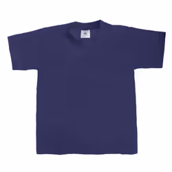 B&C Kids/Childrens Exact 190 Short Sleeved T-Shirt (Pack of 2) - 3-4, Navy Blue