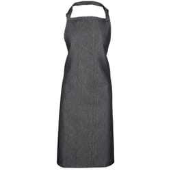 Premier Colours Bib Apron / Workwear (Pack of 2) - One Size, Black Denim
