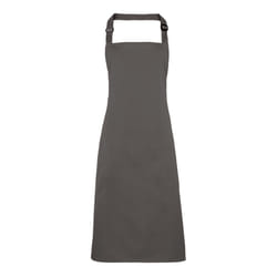 Premier Colours Bib Apron / Workwear (Pack of 2) - One Size, Dark Grey