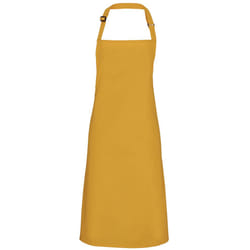 Premier Colours Bib Apron / Workwear (Pack of 2) - One Size, Mustard