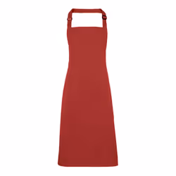 Premier Colours Bib Apron / Workwear (Pack of 2) - One Size, Red