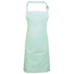 Premier Ladies/Womens Colours Bip Apron With Pocket / Workwear (Pack of 2) - One Size, Aqua