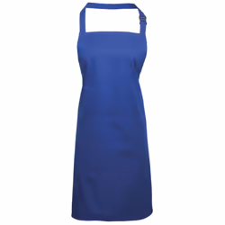 Premier Ladies/Womens Colours Bip Apron With Pocket / Workwear (Pack of 2) - One Size, Royal