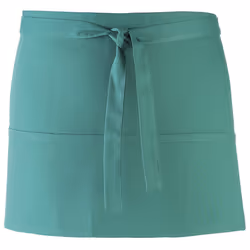 Premier Ladies/Womens Colours 3 Pocket Apron / Workwear (Pack of 2) - One Size, Emerald