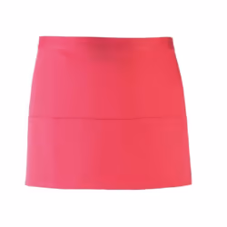 Premier Ladies/Womens Colours 3 Pocket Apron / Workwear (Pack of 2) - One Size, Hot Pink