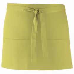 Premier Ladies/Womens Colours 3 Pocket Apron / Workwear (Pack of 2) - One Size, Lime