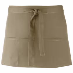 Premier Ladies/Womens Colours 3 Pocket Apron / Workwear (Pack of 2) - One Size, Olive