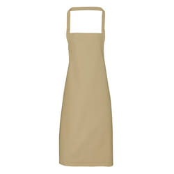 Premier Ladies/Womens Slim Apron (no Pocket) / Workwear (Pack of 2) - One Size, Khaki
