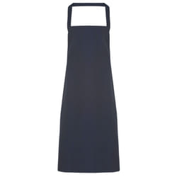 Premier Ladies/Womens Slim Apron (no Pocket) / Workwear (Pack of 2) - One Size, Navy