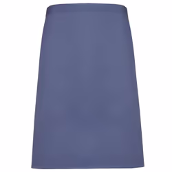 Premier Ladies/Womens Mid-Length Apron (Pack of 2) - One Size, Marine Blue